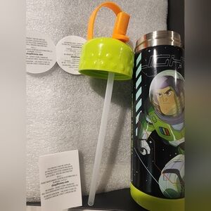 Disney- BUZZ LIGHTYEAR Stainless Steel Water Bottle, NEW